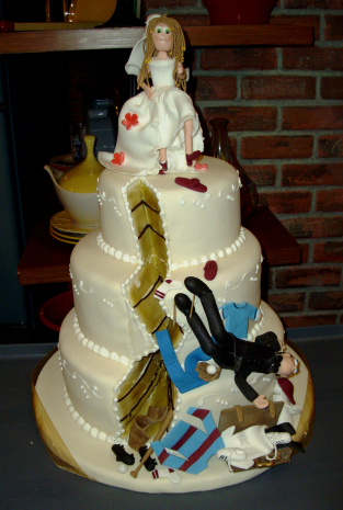 divorce cake