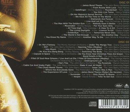  Games  Time on Best Of Bond    James Bond 50 Years   50 Tracks  2cd   2012