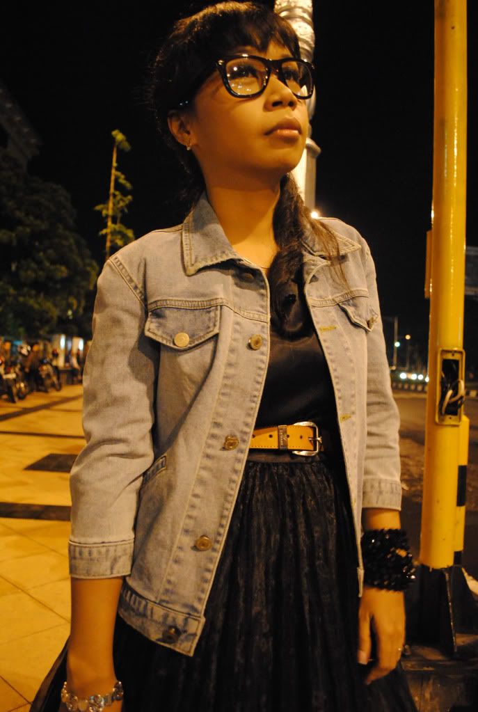 denim jacket with dress. Black+dress+denim+jacket