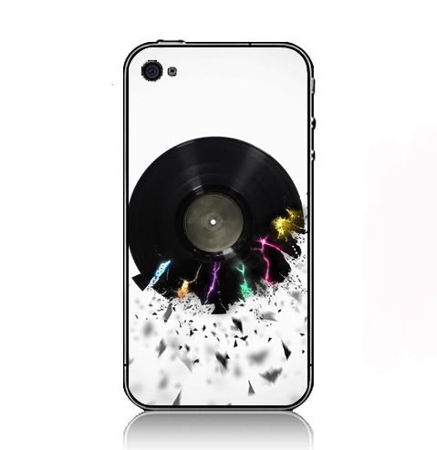 Abstract Music Vocaloid Record Vinyl    iPhone Case Cover      039