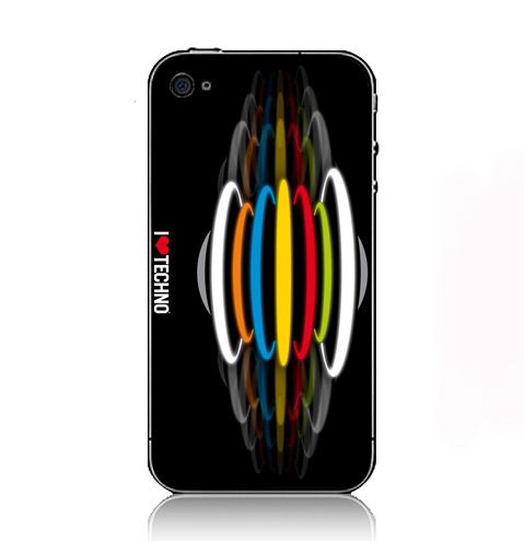 Abstract Techno    iPhone Case Cover      042