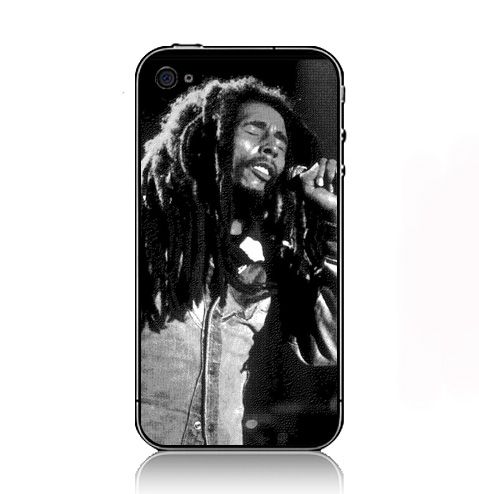 Black And White Music Marijuana Jamaica Bob Marley Reggae Monochrome    iPhone Case Cover      125