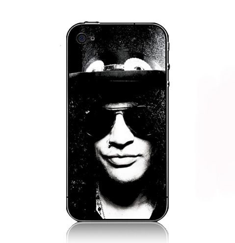 Black And White Skulls Music Guns Slash Rock (Music) Monochrome Guns N Roses    iPhone Case Cover      126