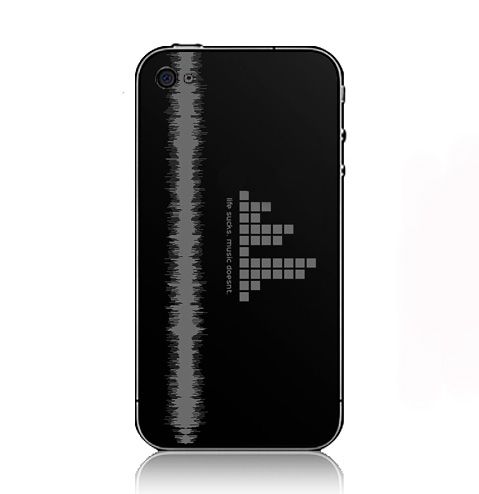 Black Music Equalizer Dub Step    iPhone Case Cover      130