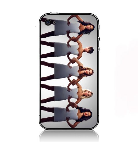 Brunettes Blondes Women Dress Models The Saturdays White Dress    iPhone Case Cover      187