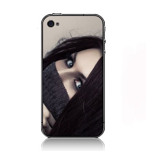 Brunettes Women Eyes Blue Eyes Cover Faces    iPhone Case Cover      194