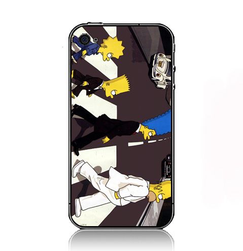 Cartoons Abbey Road The Simpsons The Beatles    iPhone Case Cover      211