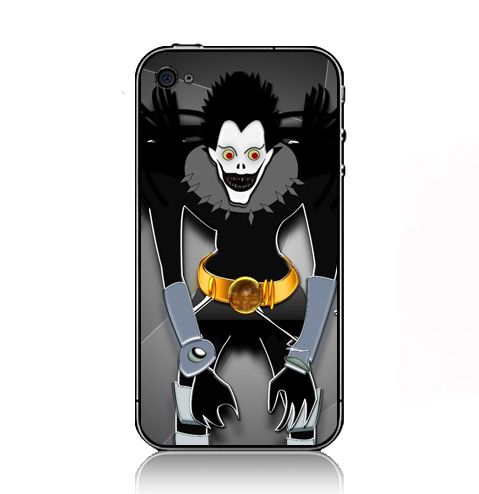 Death Note Light Black Death Dark Grey Ryuk Anime Notes    iPhone Case Cover      243