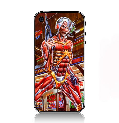 Iron Maiden Artwork Somewhere In Time iPhone Kılıf-Kapak 429