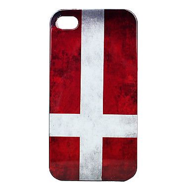 Vintage Style Danish Flag iPhone Kılıf-Kapak 894
