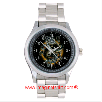 TIGER DRAGON YING YANG Sport Metal Watch 0100