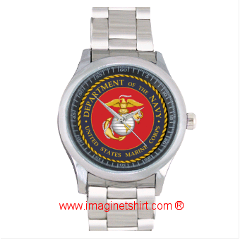 UNITED STATES MARINE CORPS Sport Metal Watch 0107