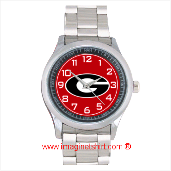 GEORGIA BULLDOGS Sport Metal Watch 0128