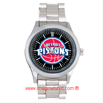 Detroit Pistons Sport Metal Watch 027