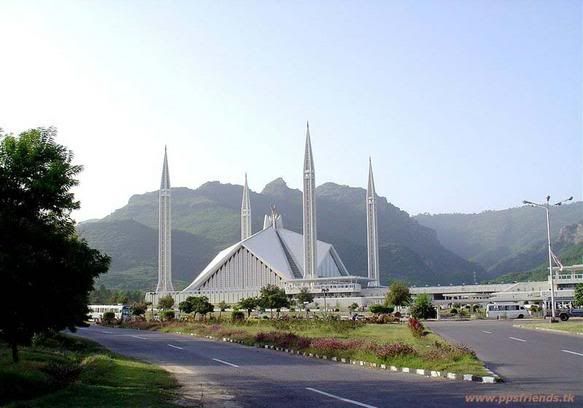 The Shah Faisal Islamabad Pakistan the largest mosques in the world