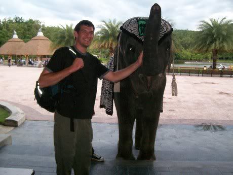 Me and an elephant