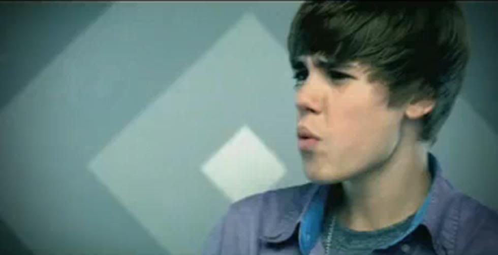 justin bieber as a baby. Screen shot of Justin Bieber