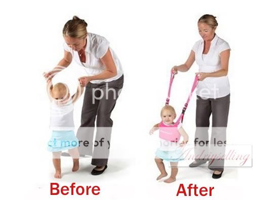 Baby Walker Learning Walk Assistant Trainer Gear Safety Harness Belt 