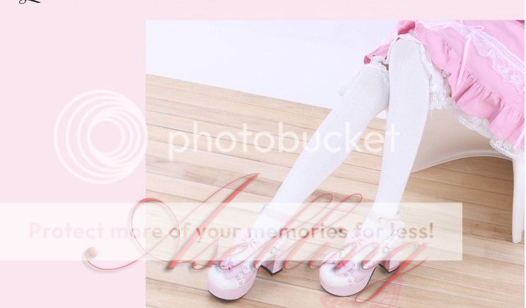 Japanese Girl Uniform Lace Bowknot Knee Cosplay Lolita Socks Thigh Highs Hose