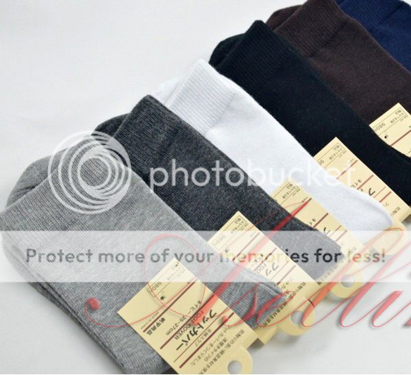3 Pairs Business Men's 100 Cotton Solid Color Socks Soft Knee High Stockings