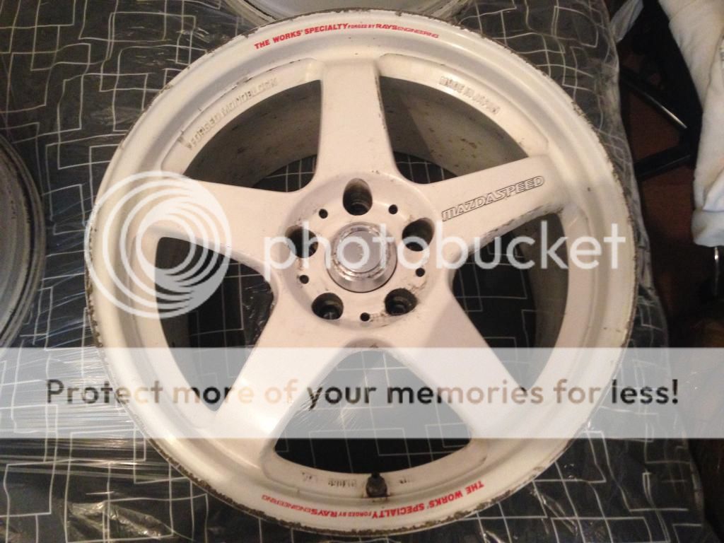 Mazdaspeed Rays MS01S Ultra Lightweight alloys 17x8.5 +40 / 17x9.5 +38 ...